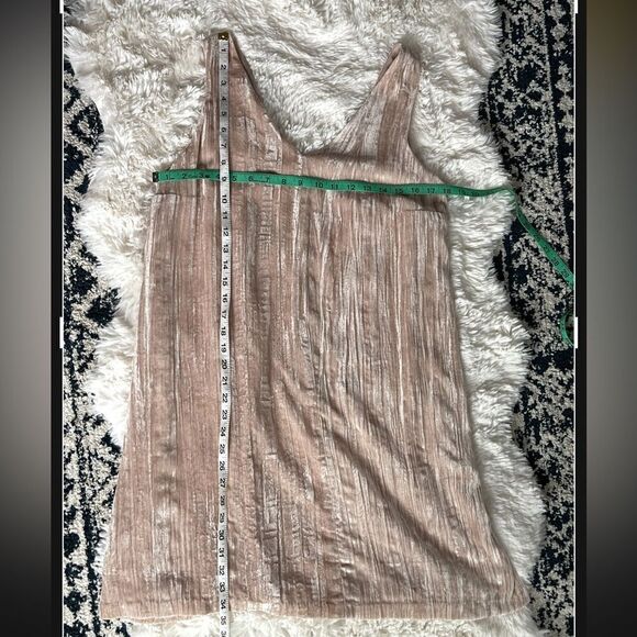 Loft NWT sleeveless v neck crushed velvet swing dress size 8 - Picture 12 of 13